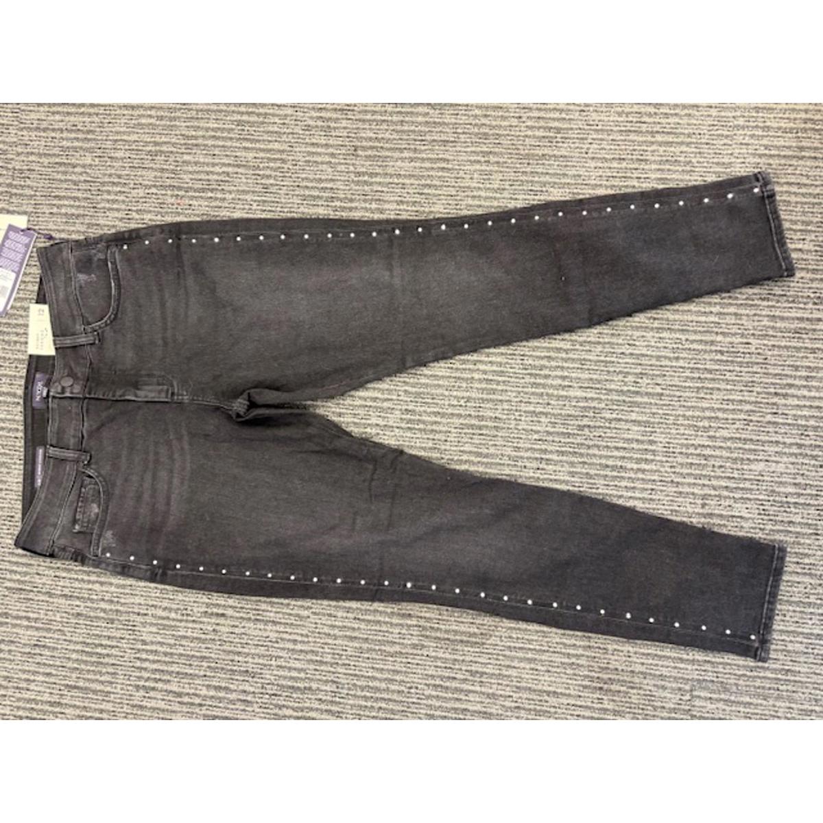 Nydj Ami Skinny Leggings With Studs Nwt 12